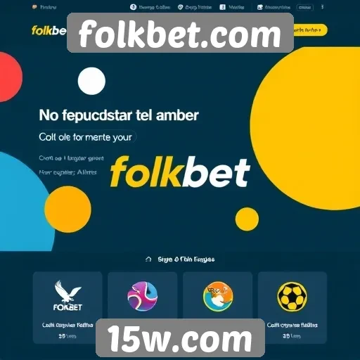Acessibilidade e design do site folkbet.com